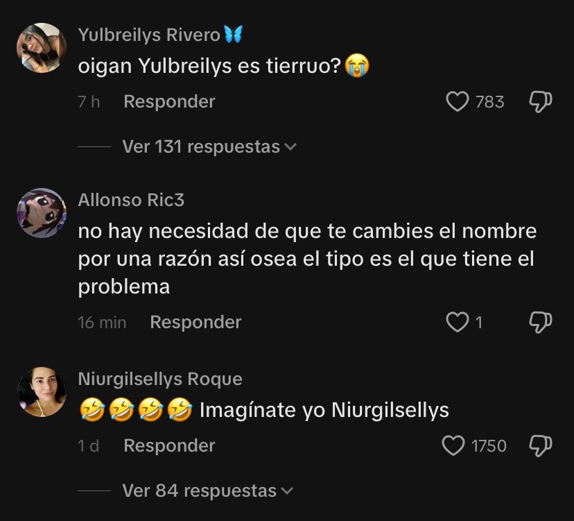 mariajruizg1's tweet image. Una niña hermosa Venezonalana hizo un video hablando de que se quería cambiar el nombre porque es “tierruo” se llama Wilmary y en los comentarios está haciendo competencia del nombre más raro venezolano JAJAJAJAJJAJAJA