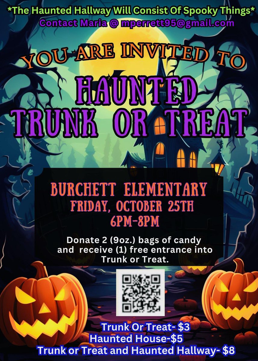 Burchett Elementary (@burchett_es) on Twitter photo ππ» Join us for a spooktacular night at our Haunted Trunk or Treat on Friday, October 25th at Bobcats Country!
Bring your family for treats and haunted fun! ππ» Costumes are encouraged. Donβt miss the frightful fun! π 
Time: 6 PM - 9 PM
Location: Bobcat Country
<a href="/SpringISD/">Spring ISD</a> ππ» Join us for a spooktacular night at our Haunted Trunk or Treat on Friday, October 25th at Bobcats Country!
Bring your family for treats and haunted fun! ππ» Costumes are encouraged. Donβt miss the frightful fun! π 
Time: 6 PM - 9 PM
Location: Bobcat Country
<a href="/SpringISD/">Spring ISD</a>