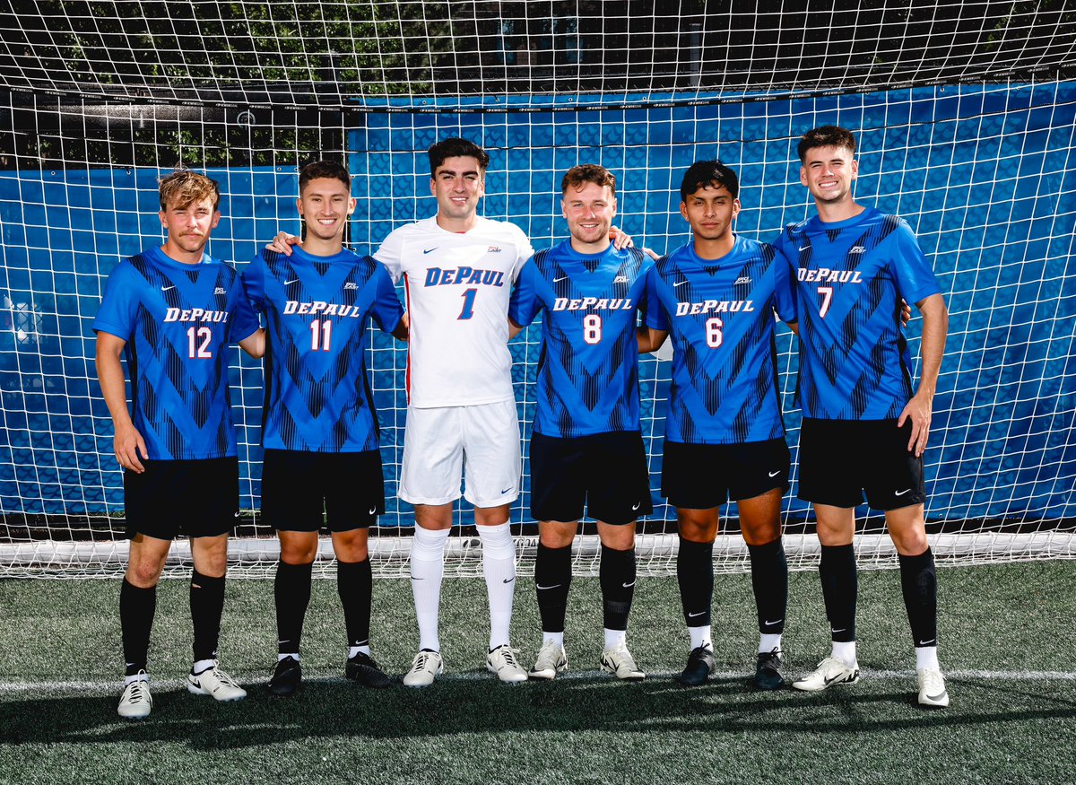 DePaulMSOC's tweet photo. Excited to celebrate this great group of guys on Senior Day! 

Arrive to Wish Field early on Saturday as we take on No. 25 Akron at 2pm. 

#BlueGrit 🔵😈 https://t.co/SUyZVCcAKg