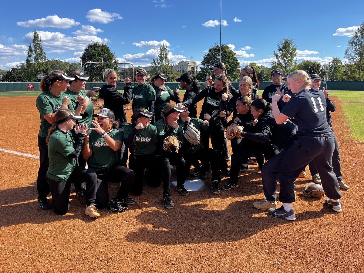 UpstateSoftball's tweet photo. 100 innings of softball, fun and competitiveness from the first pitch to the very last swing!! The Green team walks it off with a grand slam in the bottom half. Thank you for all of your generous contributions and support. We appreciate each of you. Go Spartans! https://t.co/wW7QICBQrQ