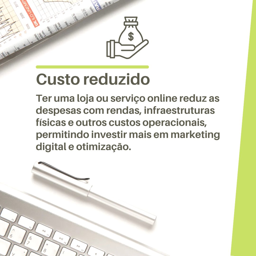 TeofiloMartinsT's tweet photo. 3 Vantagens em ter um negócio ONLINE:
1ª: Transforma as tuas vendas locais em planetárias! Descobre como alcançar clientes em todo o mundo com o teu negócio online.
2ª: Abre um negócio sem uma loja física conhece as vantagens de reduzir custos com um negócio 100% online! https://t.co/i3WHApaUL6