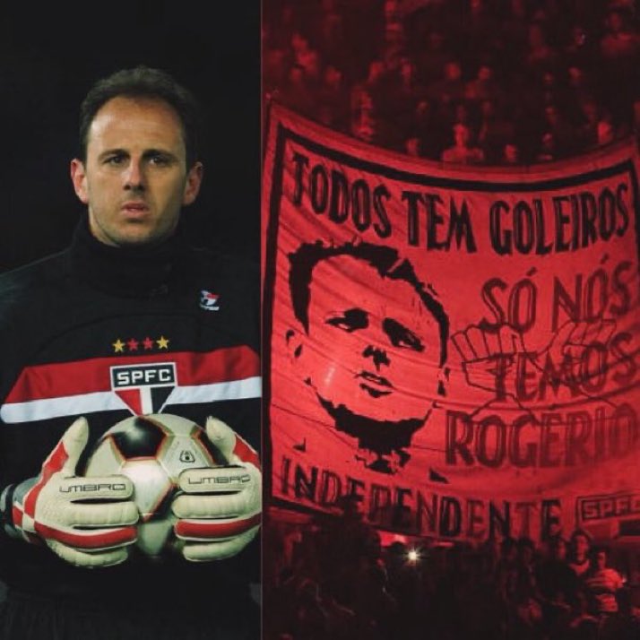 futnostalgico's tweet photo. Rogério Ceni com a camisa do @SaoPauloFC:

👕 1237 jogos
⚽️ 131 gols
⬇️ 7 assistências
©️ 978 jogos como capitão
🥇 623 vitórias
🏆 18 títulos
✅ 25 anos de clube

Nostálgico! https://t.co/4bEAYKiH4f