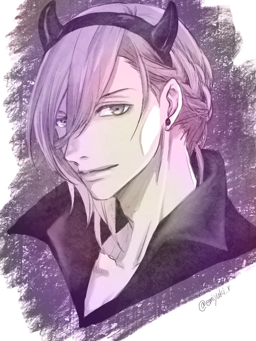 ライエモの小悪魔カチューシャがかわいかったので描き足してみただけ
