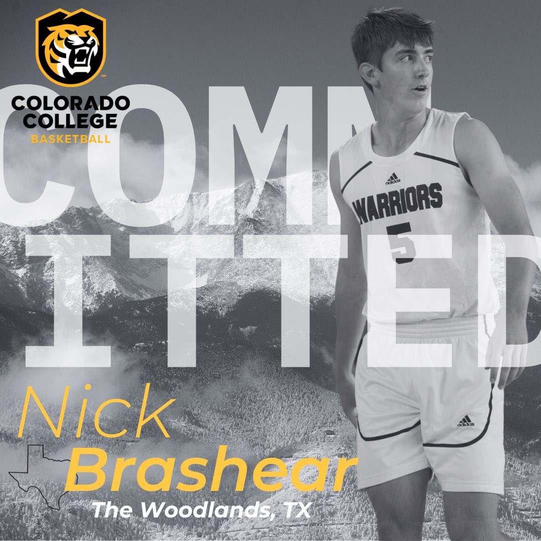Excited to announce my commitment to Colorado College pending admission. 

#gotigers 

<a href="/CCMensBBall/">Colorado College Men’s Basketball</a>