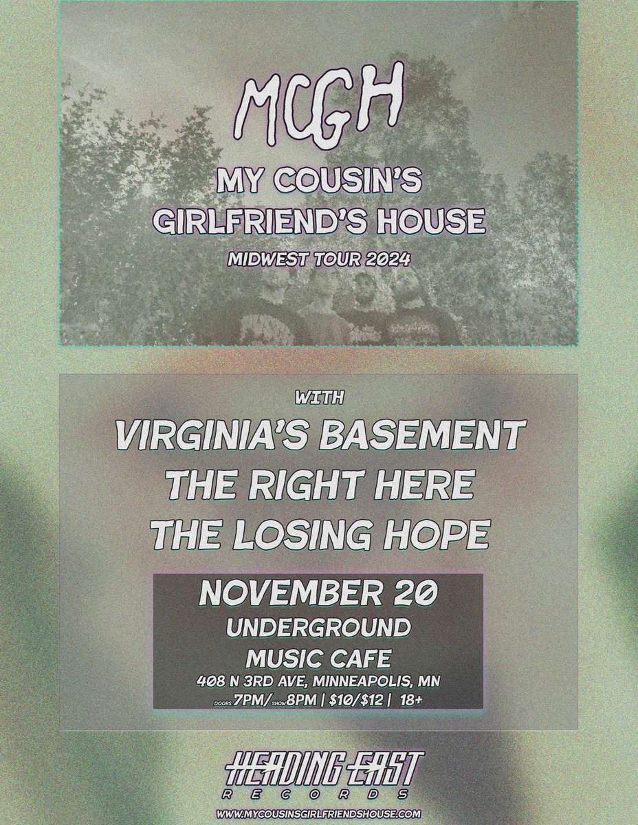 Making an attempt to not suck ass at social media posting. Truth is though, we really suck ass at social media posting.

Anyway, we’ve got two shows left this year. This is the first one. We’ve really come to love UMC, come pack this out 🤙