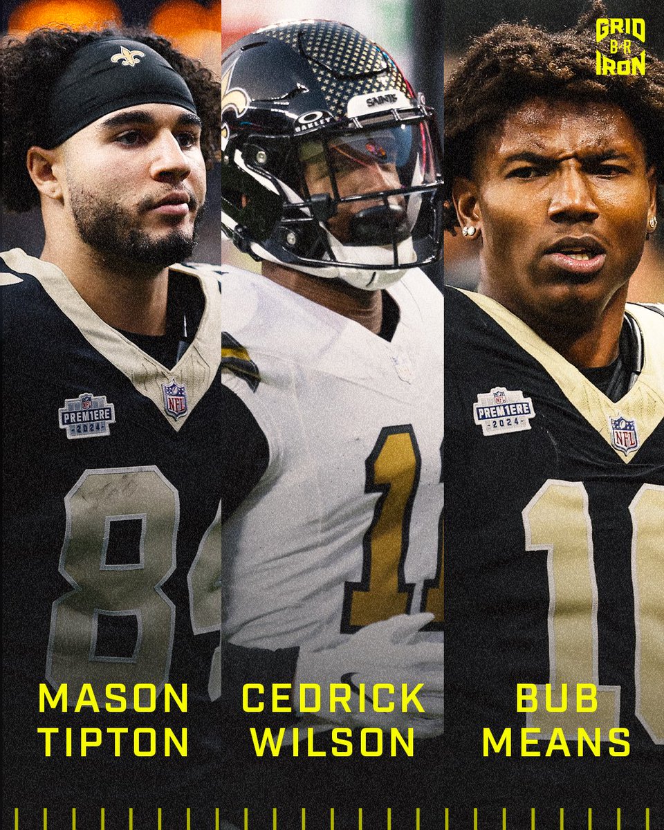 Saints starting WRs heading into TNF ⬇️