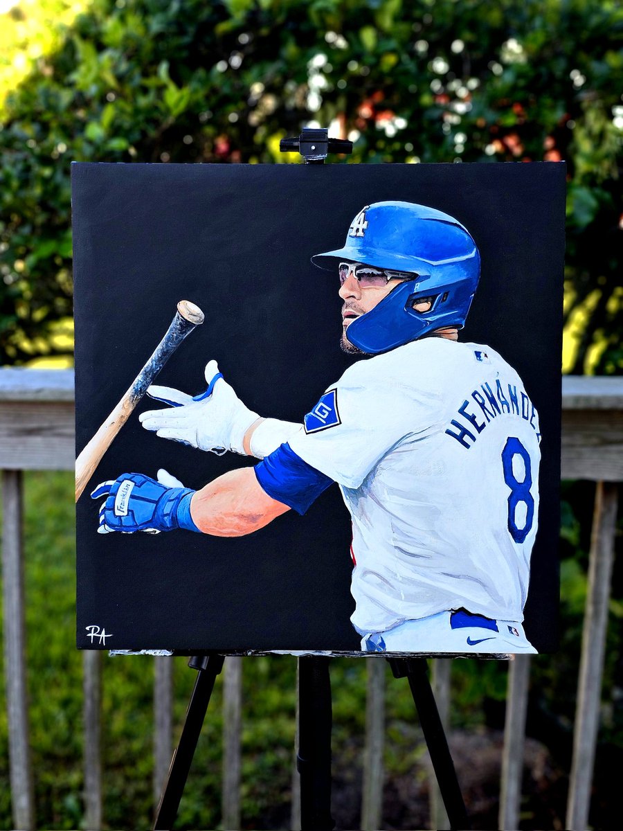 Kike Hernández acrylic painting
