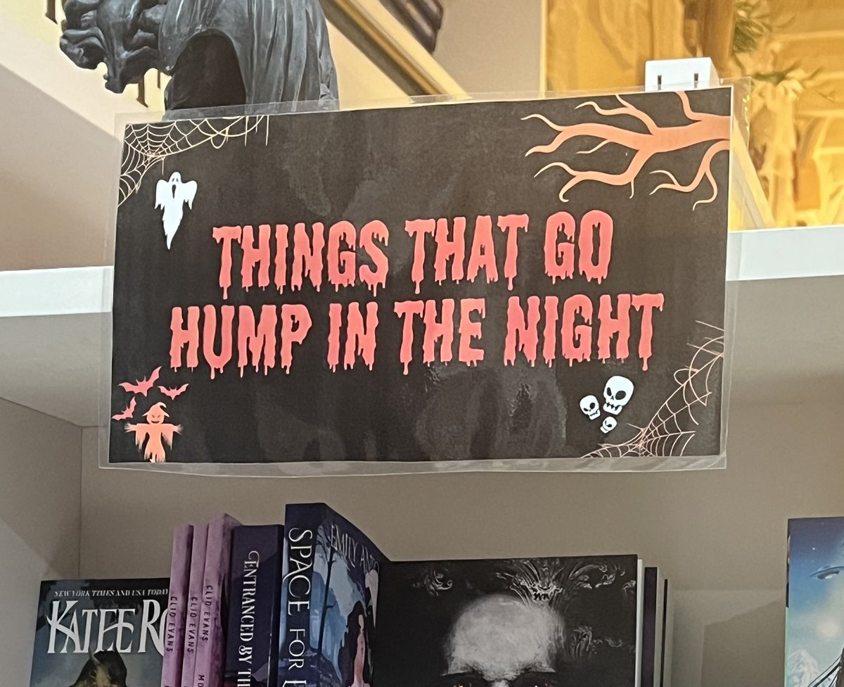 Agents: Where do you see your book on the shelf? 
Me: