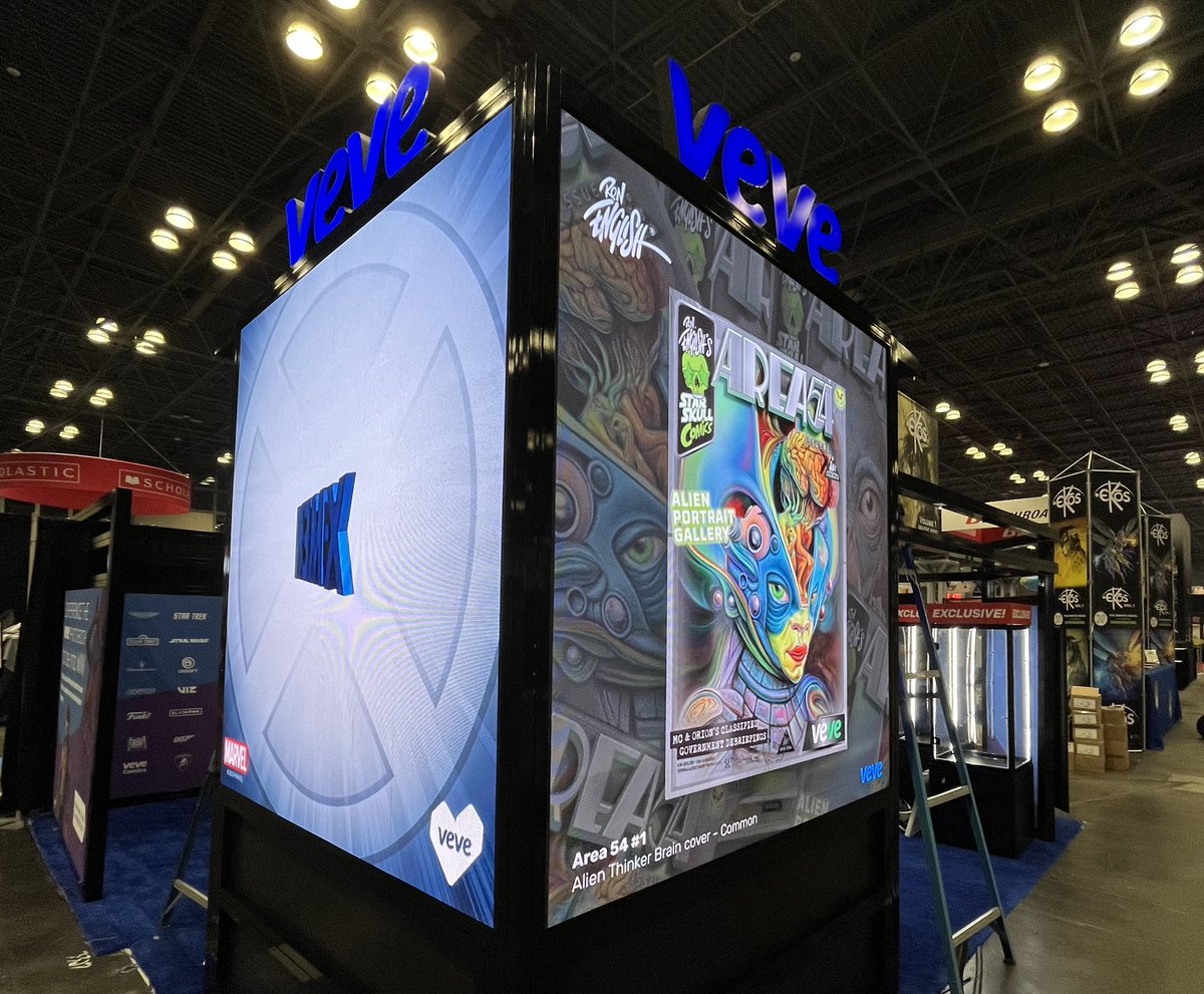 Our booth #3327 is almost ready for NYCC 2024! 

What is the VeVe fam most excited for?