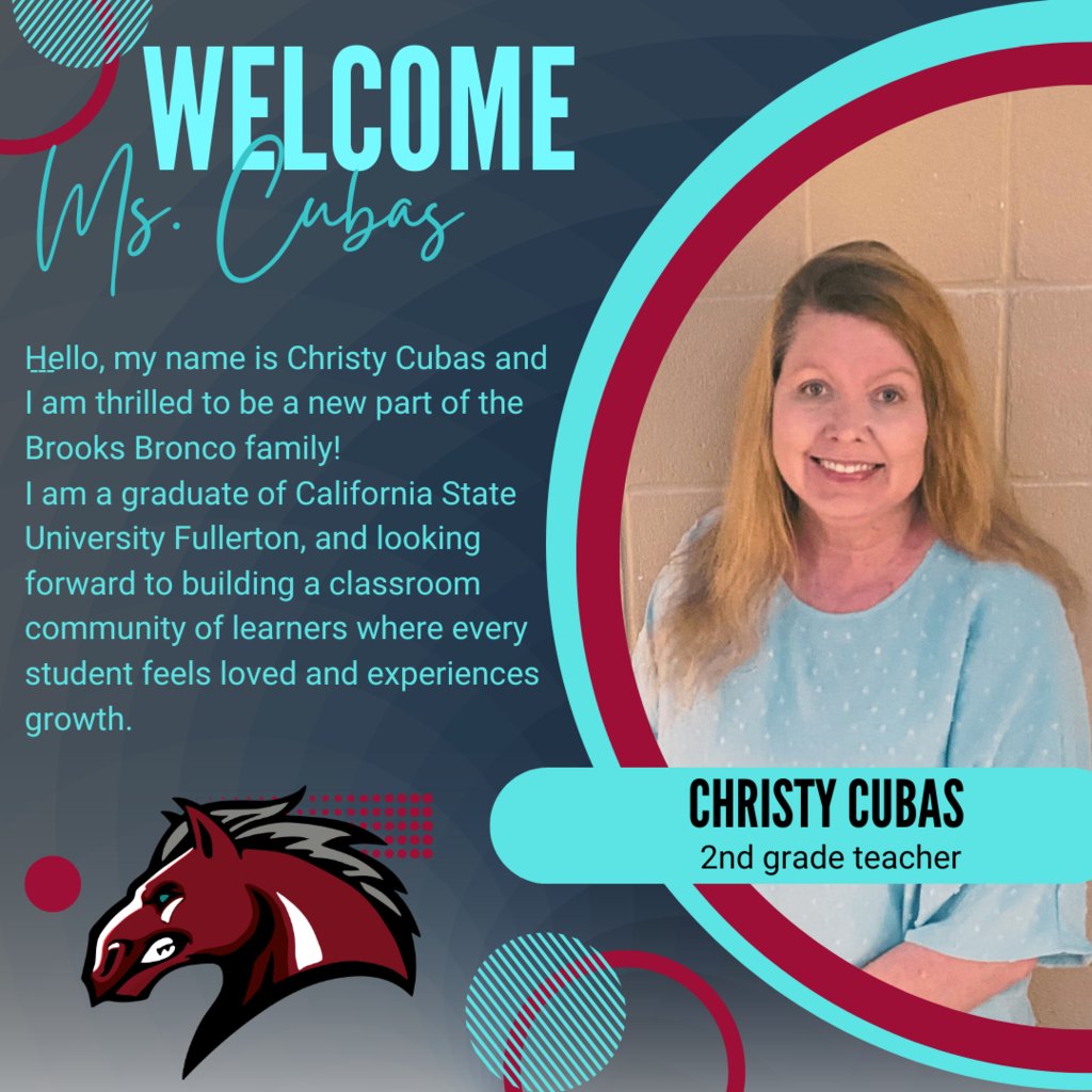 Please help me welcome our new second grade teacher, Ms. Cubas! #theBESt