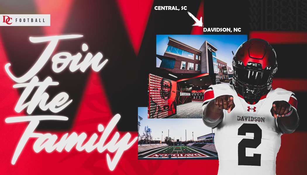 Jason Bish (@jasoncwb8) on Twitter photo Blessed to receive my 3rd D1 offer from Davidson College!
<a href="/coachjwich/">Jacob Wichelns, Ed.D.</a> <a href="/dwdanielFB/">D.W. Daniel Football</a> <a href="/galloway_tj/">TJ Galloway</a> <a href="/247recruiting/">247Sports Recruiting</a> <a href="/HighSchoolBlitz/">High School Blitz</a> Blessed to receive my 3rd D1 offer from Davidson College!
<a href="/coachjwich/">Jacob Wichelns, Ed.D.</a> <a href="/dwdanielFB/">D.W. Daniel Football</a> <a href="/galloway_tj/">TJ Galloway</a> <a href="/247recruiting/">247Sports Recruiting</a> <a href="/HighSchoolBlitz/">High School Blitz</a>