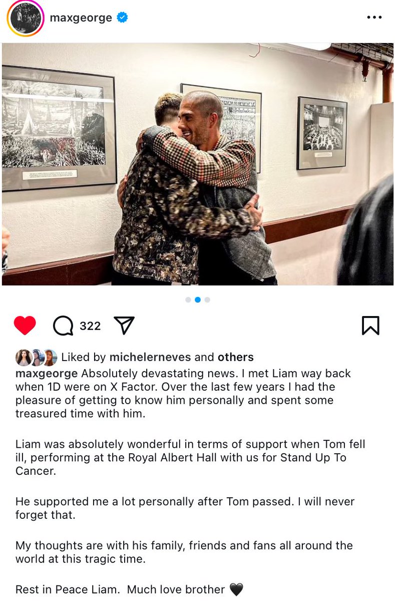 kissusykes's tweet photo. O Max agradecendo ao Liam pelo suporte quando o Tom faleceu 😔 Lembro que o Liam foi ao velório do Tom e participou do show beneficente. Fico triste em saber que alimentaram uma intriga entre as duas bandas por anos mas no final um ajudou o outro 🖤 https://t.co/a7fr6AfMjq