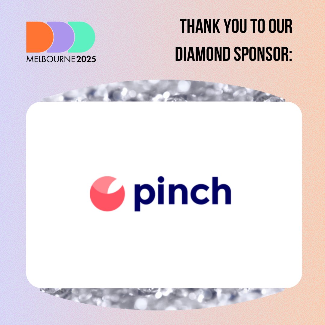 DDD Melbourne (@dddmelb) on Twitter photo We’re super excited to have <a href="/PinchPayments/">Pinch Payments</a> back as a Diamond Sponsor for DDD Melbourne 2025! A big thank you for your support! 
They offer payment solutions that help both you and your customers—give it a try!
Visit dddmelbourne.com/sponsorship.
#DDDMelbourne2025 #Pinch We’re super excited to have <a href="/PinchPayments/">Pinch Payments</a> back as a Diamond Sponsor for DDD Melbourne 2025! A big thank you for your support! 
They offer payment solutions that help both you and your customers—give it a try!
Visit dddmelbourne.com/sponsorship.
#DDDMelbourne2025 #Pinch