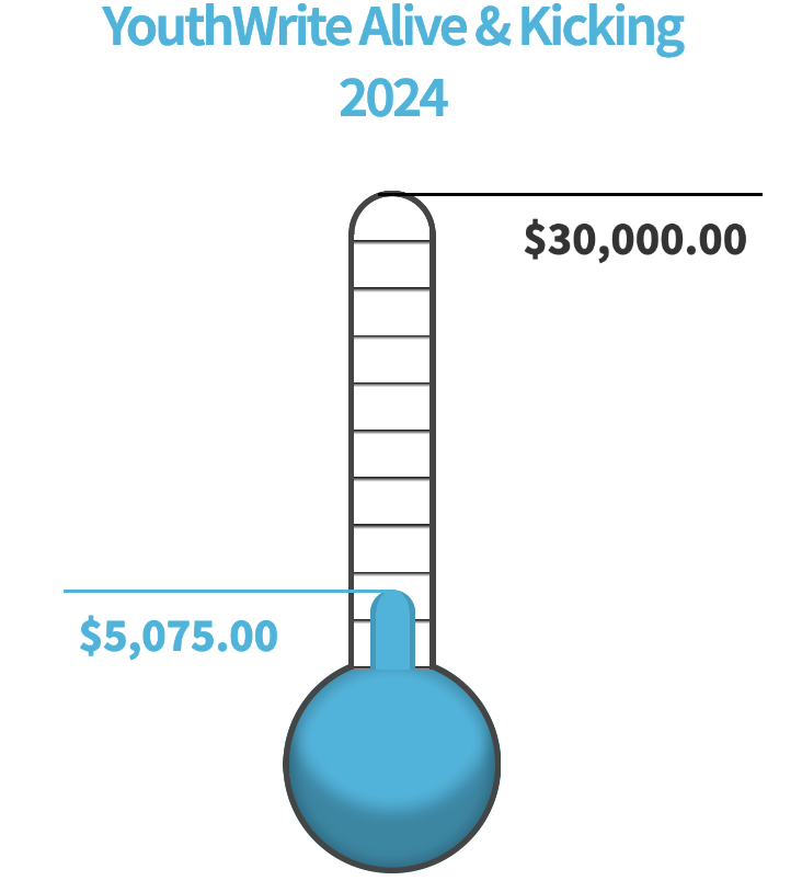 gailssobat's tweet photo. Wow! Look at @YouthWrite grow! 1/6 of the way to our goal! Thank you friends and supporters! @trofs @realpamrocker @lavermeer @AndersonBooz https://t.co/SND0Kpunll