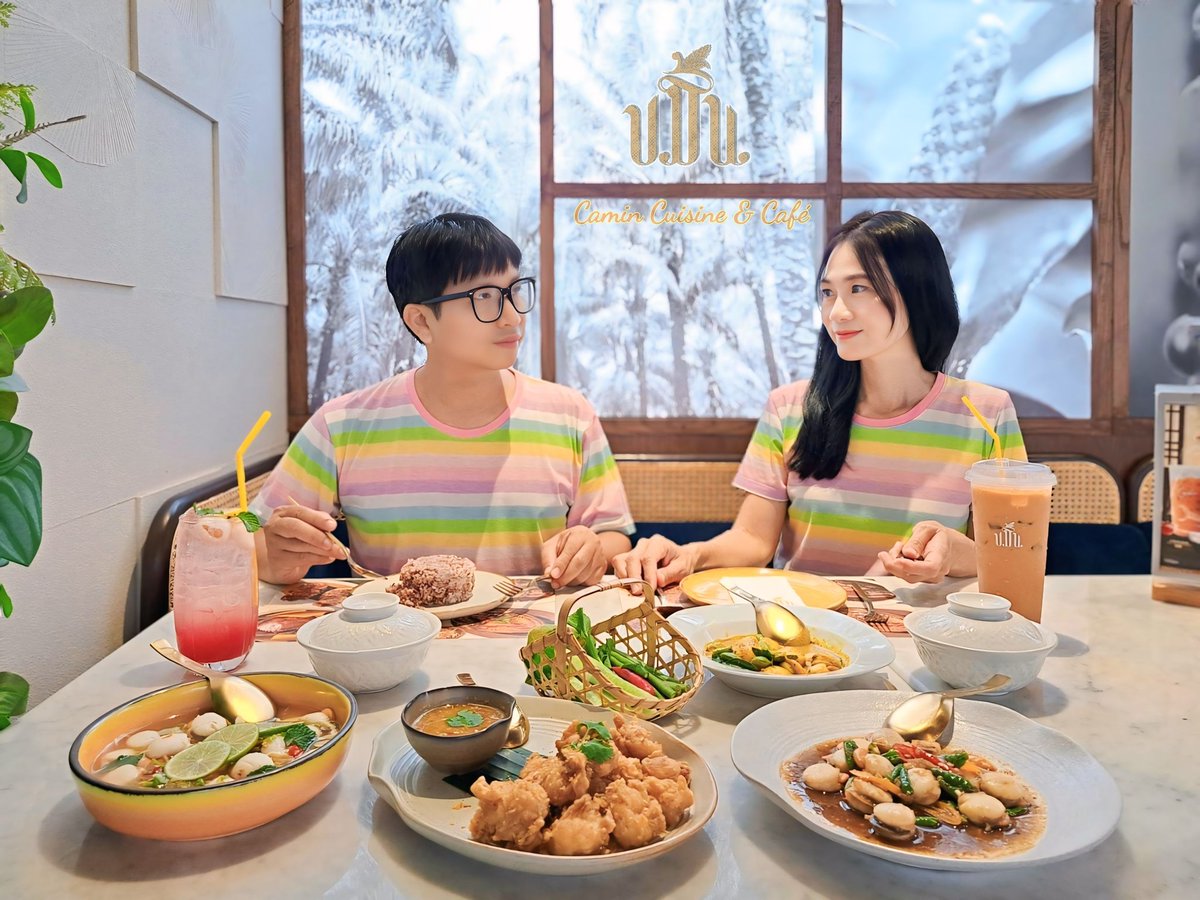 TiewLikeSara's tweet photo. ขมิ้น Camin Cuisine &amp; Cafe  ร้านอาหารใต้ รสชาติเข้มข้น จัดจ้าน เครื่องครบ กับ #เทศกาลทานหอยเชลล์ | 𝐒𝐜𝐚𝐥𝐥𝐨𝐩𝐬 𝐅𝐞𝐬𝐭𝐢𝐯𝐚𝐥  ✨  แต่ละเมนู หน้าทาน เรียกน้ำย่อยในท้องสุดๆแวะมาลิ้มลองความอร่อยที่ ร้านขมิ้น Cuisine &amp; Café ทุกสาขาใกล้บ้านได้เลย
https://t.co/E90pPBn5jC https://t.co/ASpiZx7wvj