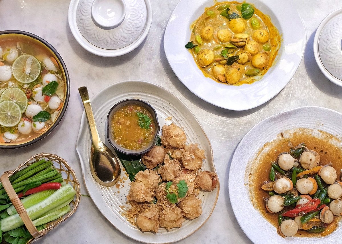 TiewLikeSara's tweet photo. ขมิ้น Camin Cuisine &amp; Cafe  ร้านอาหารใต้ รสชาติเข้มข้น จัดจ้าน เครื่องครบ กับ #เทศกาลทานหอยเชลล์ | 𝐒𝐜𝐚𝐥𝐥𝐨𝐩𝐬 𝐅𝐞𝐬𝐭𝐢𝐯𝐚𝐥  ✨  แต่ละเมนู หน้าทาน เรียกน้ำย่อยในท้องสุดๆแวะมาลิ้มลองความอร่อยที่ ร้านขมิ้น Cuisine &amp; Café ทุกสาขาใกล้บ้านได้เลย
https://t.co/E90pPBn5jC https://t.co/ASpiZx7wvj