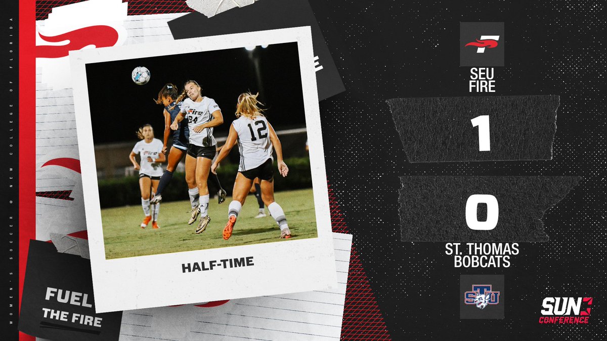 Madelyn Davidson's goal in the fifth minute remains the difference. 

The Fire hold their 1-0 lead at the half. 

#FuelTheFire🔥