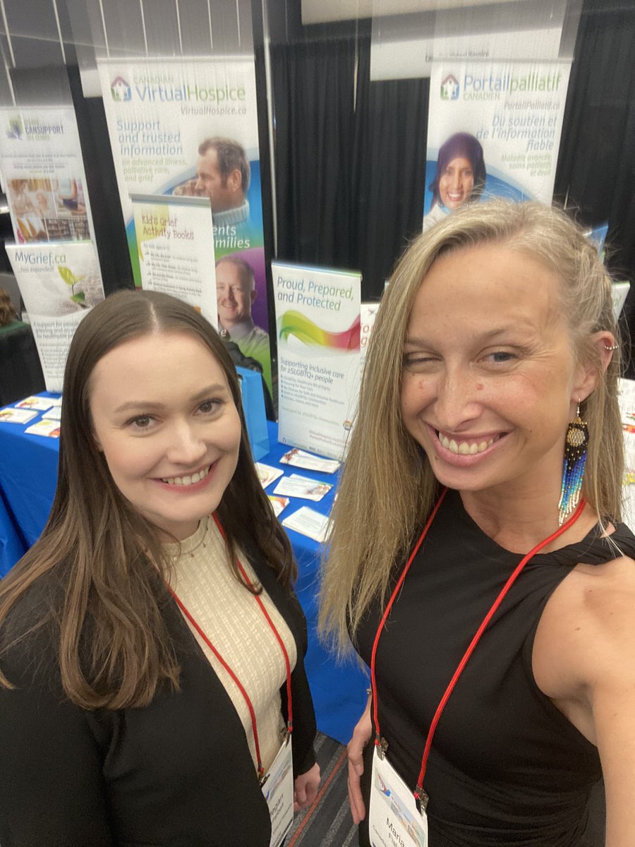 VirtualHospice's tweet photo. #MIPCC networking reception underway! Come visit Maria, Megan, Shelly at the Virtual Hospice booth! @CareMcgill https://t.co/tmBX3UlWpf