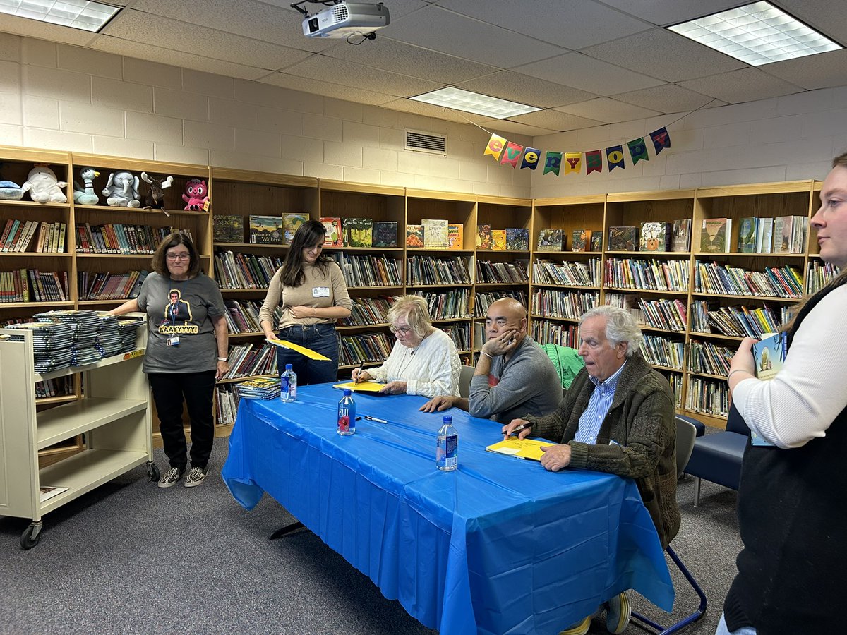 What a great day at Doyle welcoming authors, Henry Winkler and Lin Oliver, along with illustrator, Dan Santat!