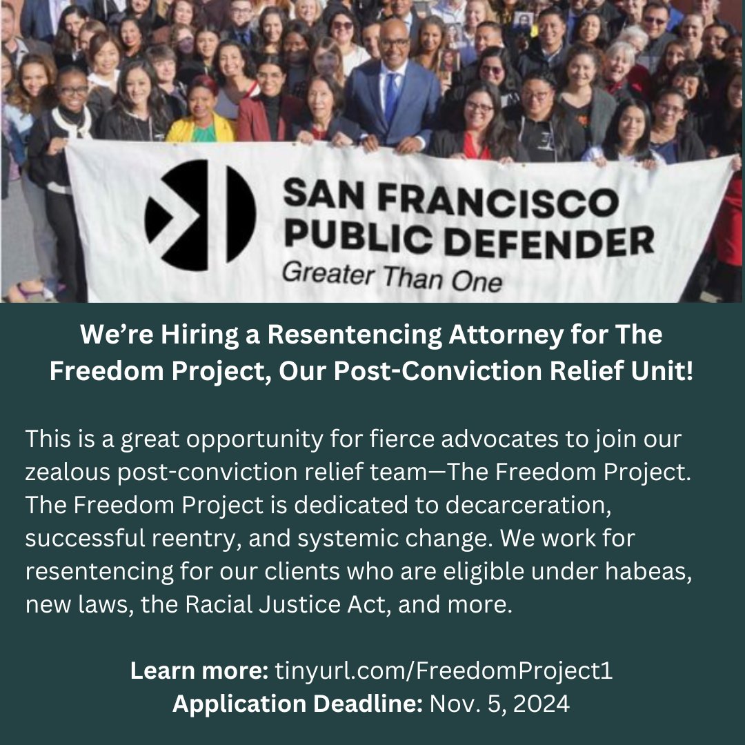 San Francisco Public Defender's Office tweet media