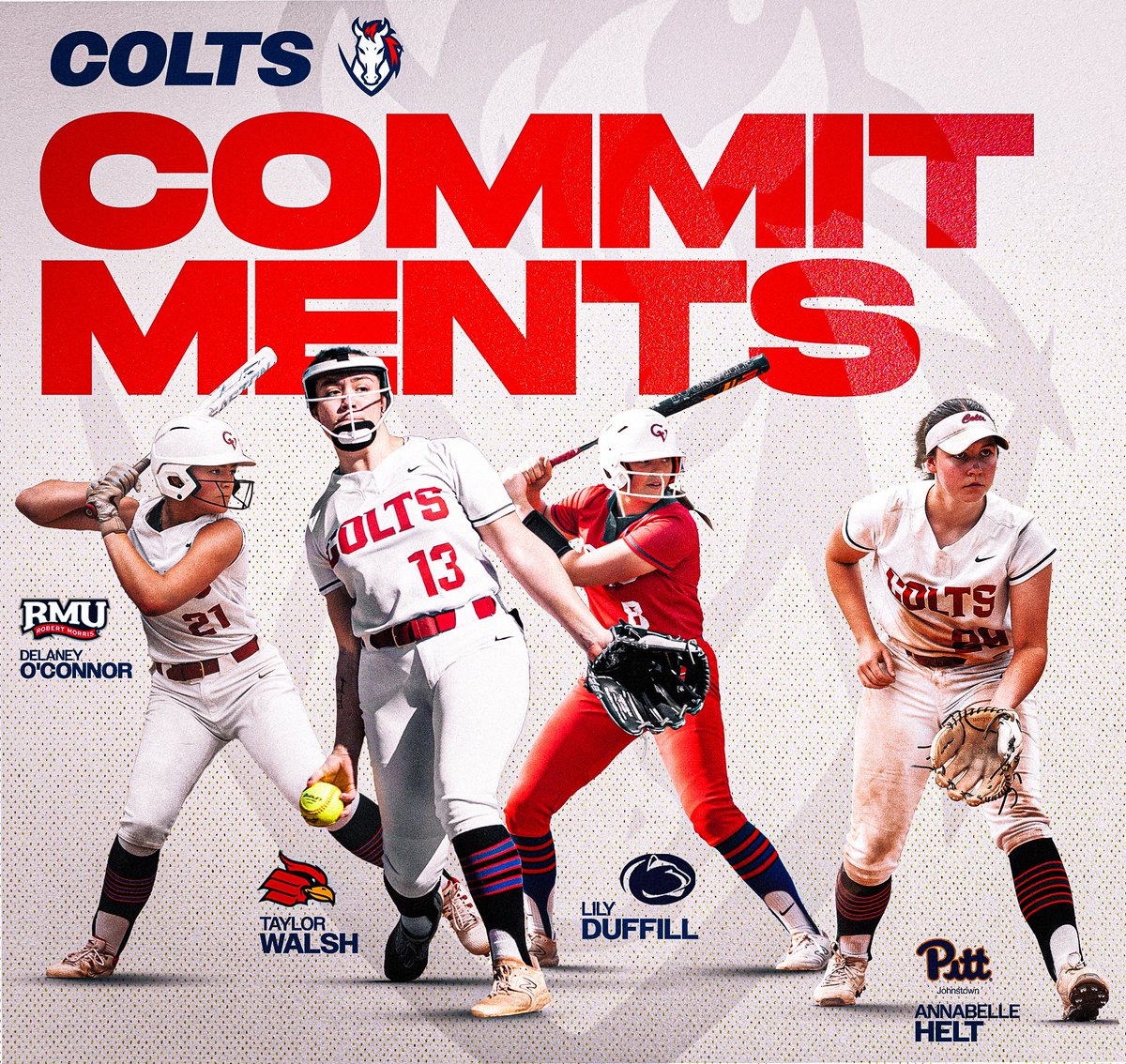 Now that all four have made things official...

Everyone make sure to wish a big CONGRATULATIONS to Delaney, Taylor, Lily, and Annabelle on their commitments to play softball at the collegiate level ‼️🥎