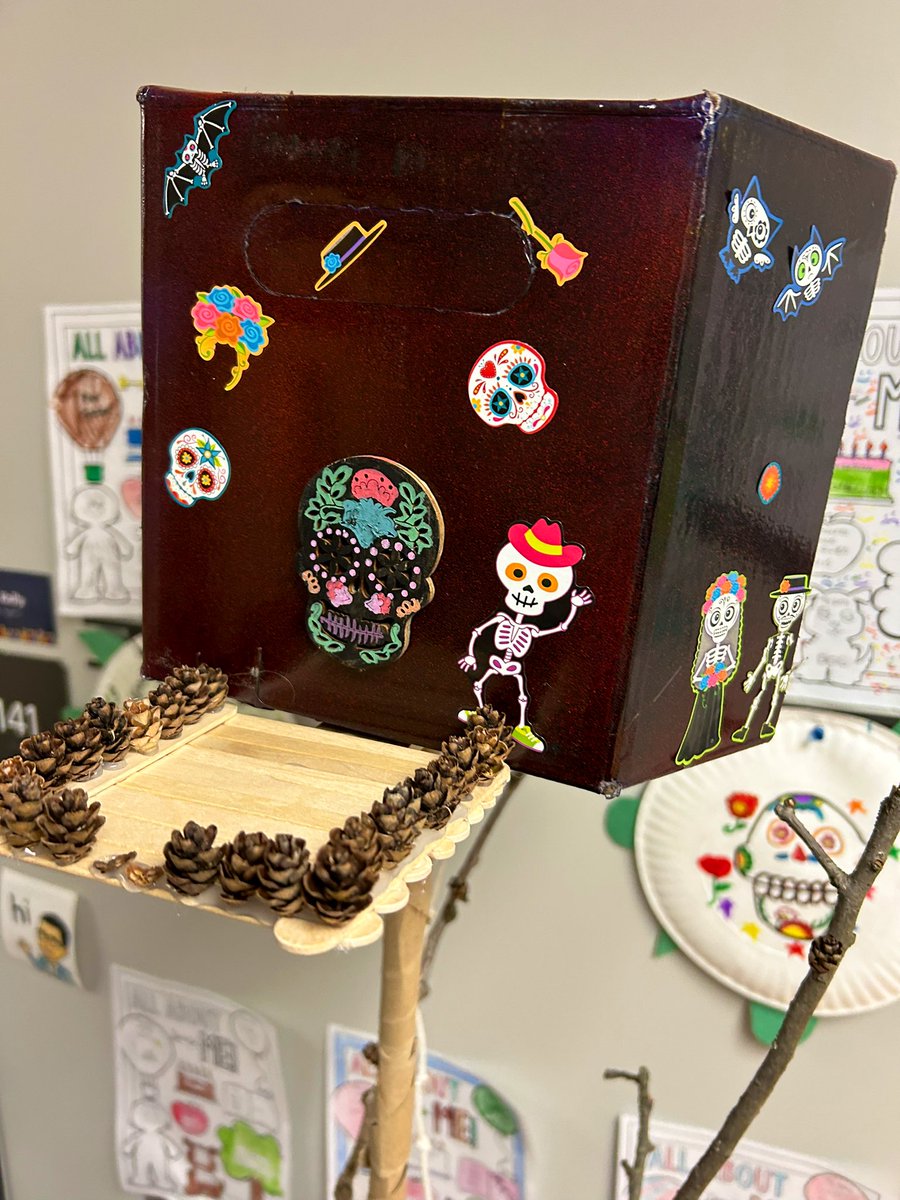 Their creativity makes the days brighter. First treehouse arrived with a small procession. I love these optional #5thgrade challenges. #ProjectIgnite