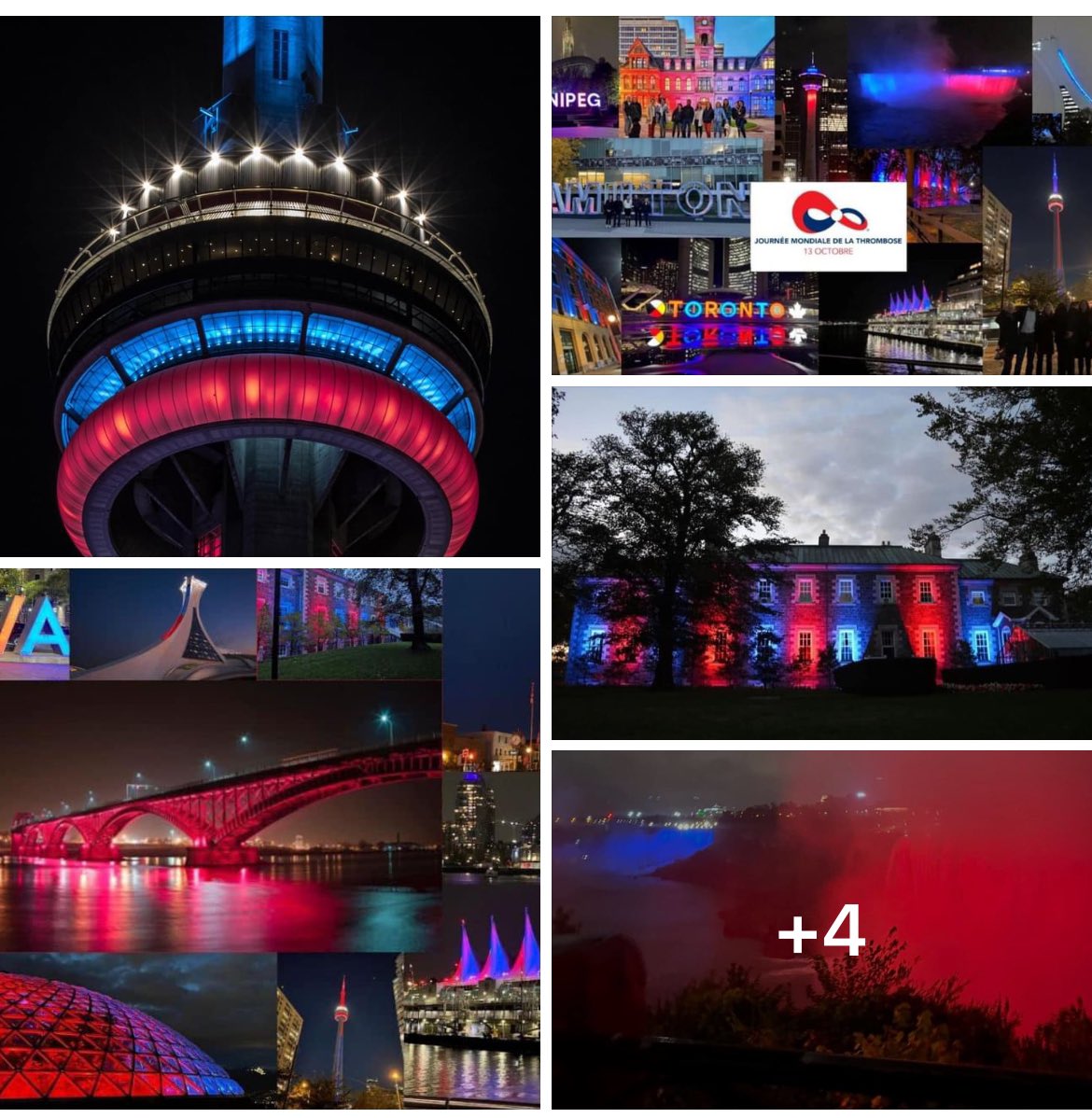 Nobody lights up for <a href="/thrombosisday/">World Thrombosis Day</a> like #Canada. How amazing is this? The CN Tower, Niagra Falls, Ottawa 🎈🎈and more…<a href="/ThrombosisCan/">Thrombosis Canada</a> well done David, Lana &amp; TEAM
👏🏻👏🏻❤️💙❤️💙
<a href="/NVTEProgramme/">NVTEP</a> <a href="/INMO_IRL/">Irish Nurses & Midwives Organisation</a> <a href="/CcoHse/">Dr Colm Henry, CCO HSE Ireland</a> <a href="/BernardGloster/">Bernard Gloster</a> This is truly an International Campaign❤️