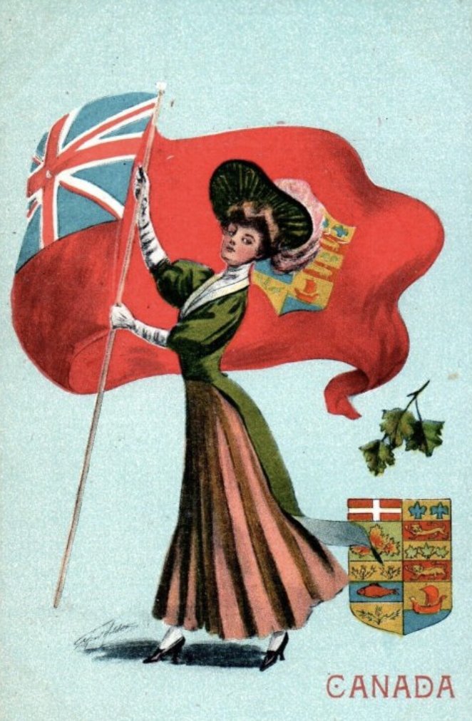 CanadianAesth's tweet photo. Canada postcard (1910s) https://t.co/tqgkpGP4TK