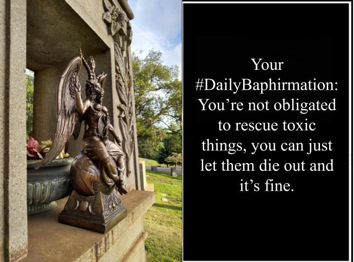 SatanicSF's tweet photo. #DailyBaphirmation https://t.co/iEUv8uugsx
