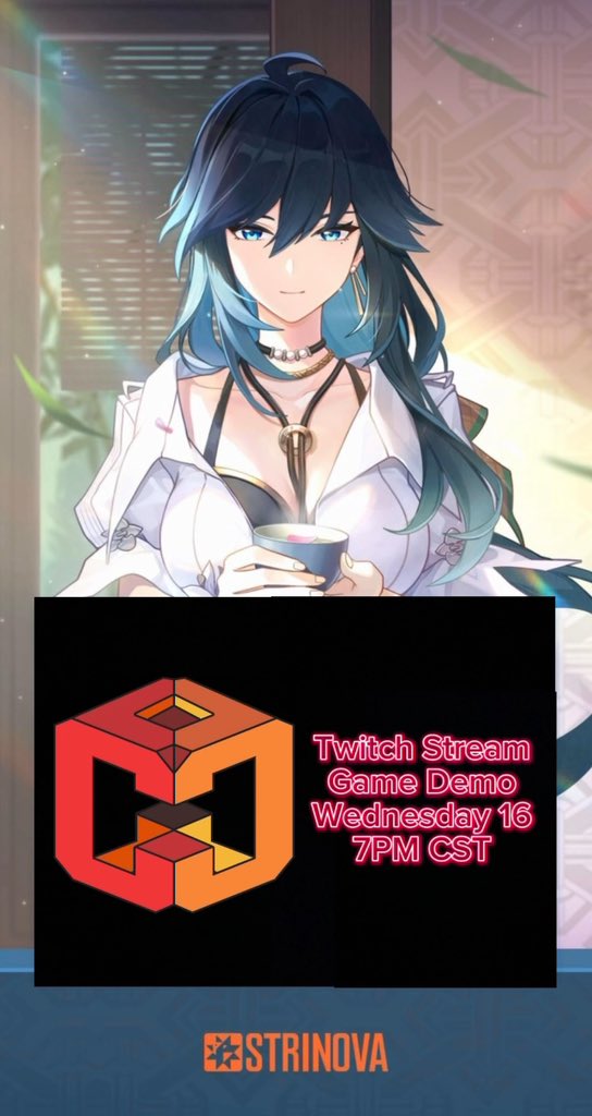 CrimsonCortex's tweet image. Streaming now 

twitch.tv/crimsoncortex

#Strinova