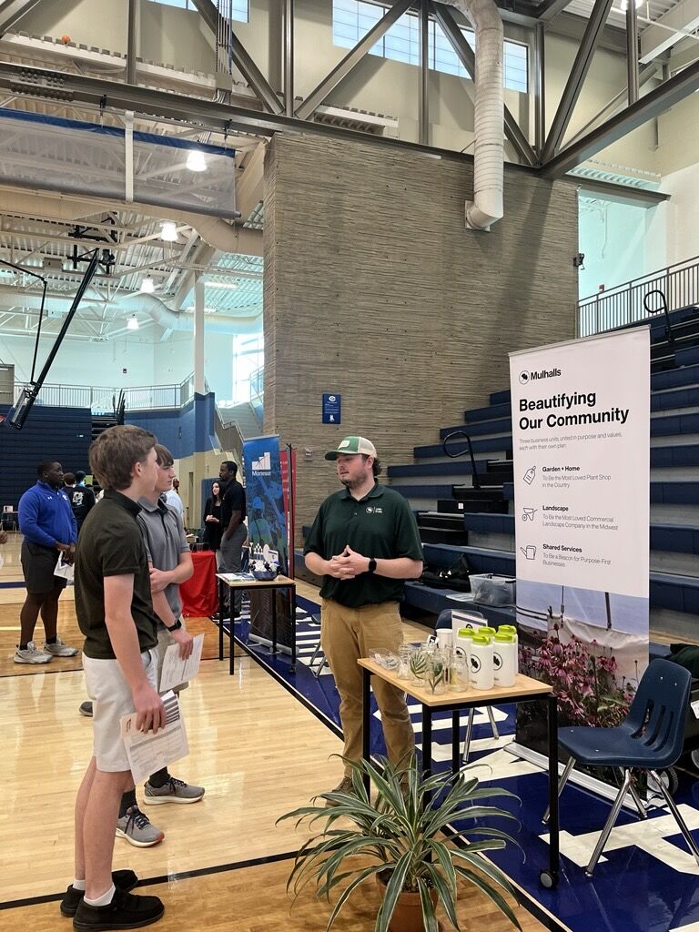 Mulhalls's tweet photo. Thank you, @CreightonPrep, for having us at yesterday’s career fair 🌱 Our team loved connecting with students and sharing what we're all about. We're excited to see how their passion for plants, people, and beautiful spaces will shape the future🌿
#CareerFair #CreightonPrep https://t.co/8AEuLiR9hB