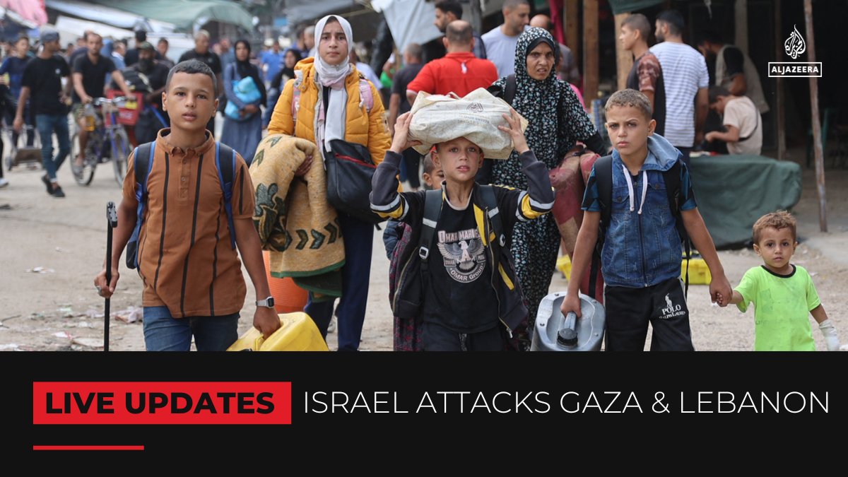 AJEnglish's tweet photo. Gaza medics report food shortages as Israel's siege of Jabalia reaches its 13th day, while UNIFIL says it faced "direct and deliberate" Israeli fire in southern Lebanon.

🔴 Follow our LIVE coverage: https://t.co/AgN4twx6n1 https://t.co/7NE3aHJFVQ