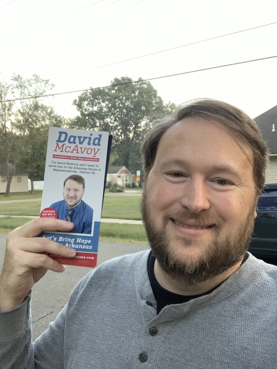 Used every bit of daylight I had to knock some doors and speak with voters today.  Loving this cooler weather!