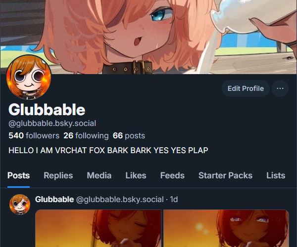 AGlubbable tweet picture