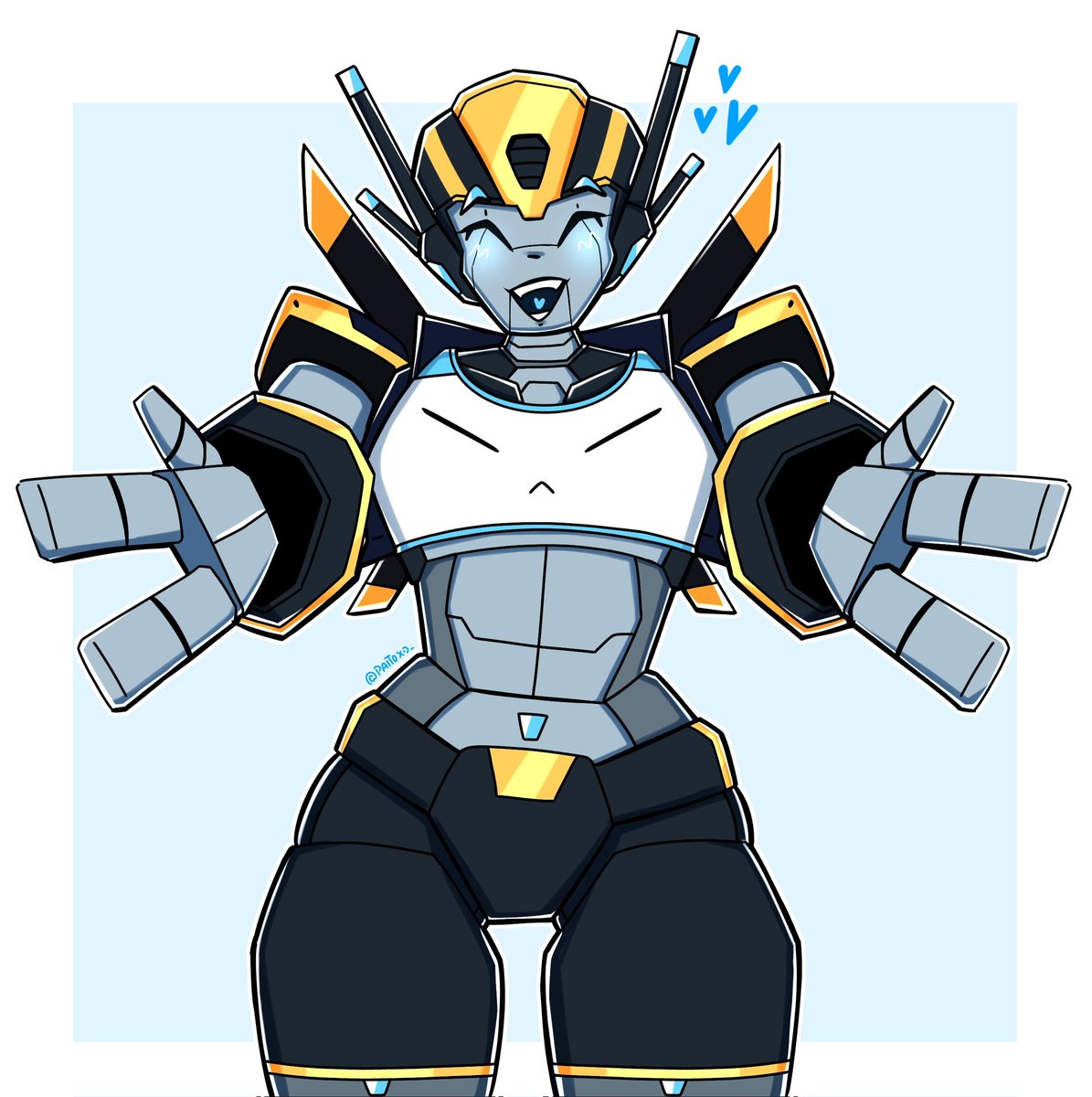 PaitoXD_'s tweet image. Zee is always up to hugs💛💛
Would you hug her?

#ocart #oc #robotoc