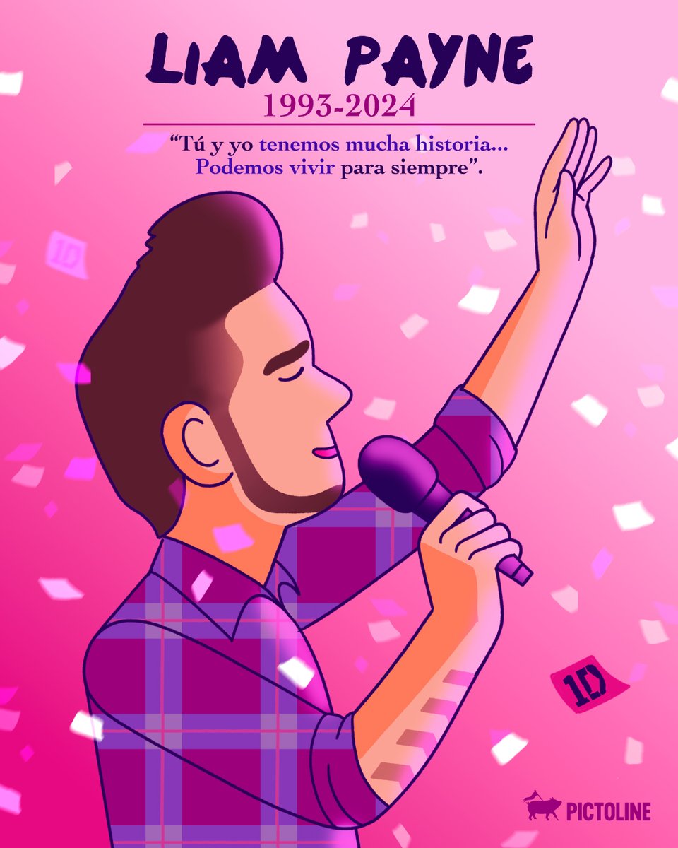 pictoline's tweet photo. Vivirás por siempre en todas tus canciones con One Direction y en nuestros corazones, Liam Payne 🎤 ✨ 🥺 🫂

#LiamPayne #RIPLiamPayne #OneDirection #LiamPayneLegacy #LiamPayneFans #Pictoline https://t.co/xq3bbw5Xfp
