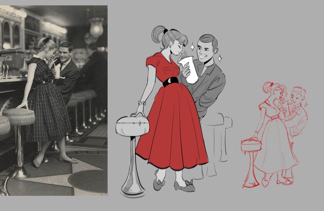 thealecaste's tweet photo. Study of the vintage day 🥰 https://t.co/6W0MyBL0GO