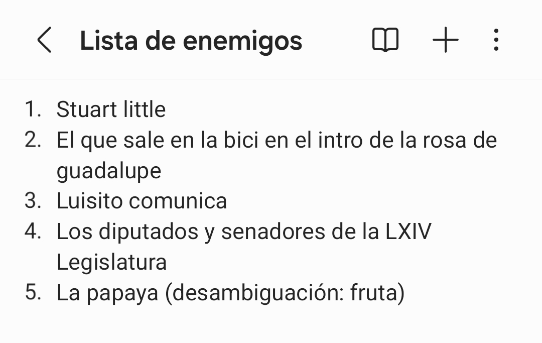 leonardo_jpeg's tweet photo. @emilyastridc Te comparto mi lista de enemigos por si quieres usar tus poderes para el bien 👀 https://t.co/Fb4C9dQPIu