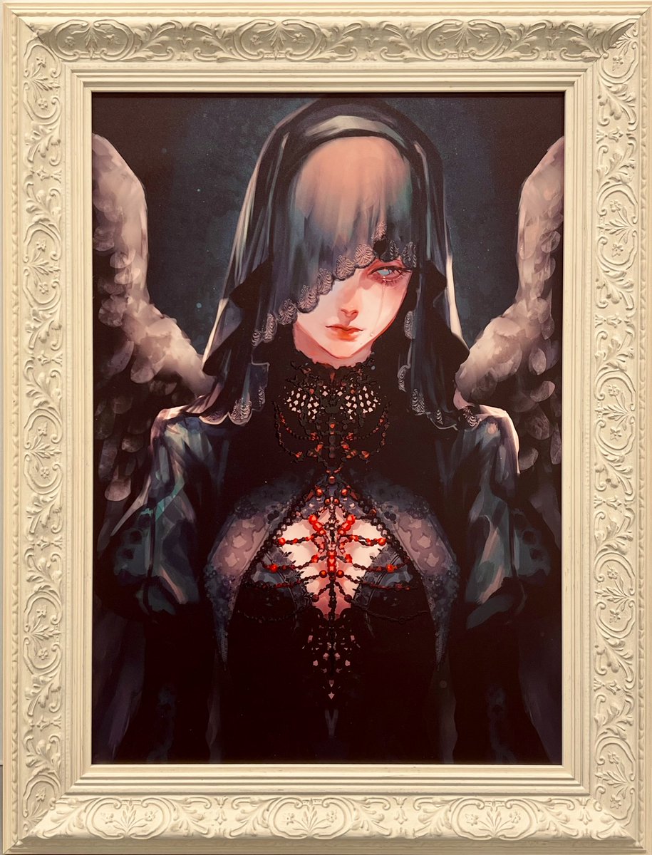 momota_ro5555's tweet photo. 本日から池袋PARCOにて開催される「Re:pabillion」にて新作イラストが展示・販売されます。
 
イラストの一部に特殊な印刷加工をして頂いたので、直接見ていただけたらとても嬉しいです。

#Repabillion https://t.co/TVsNmlaIDF