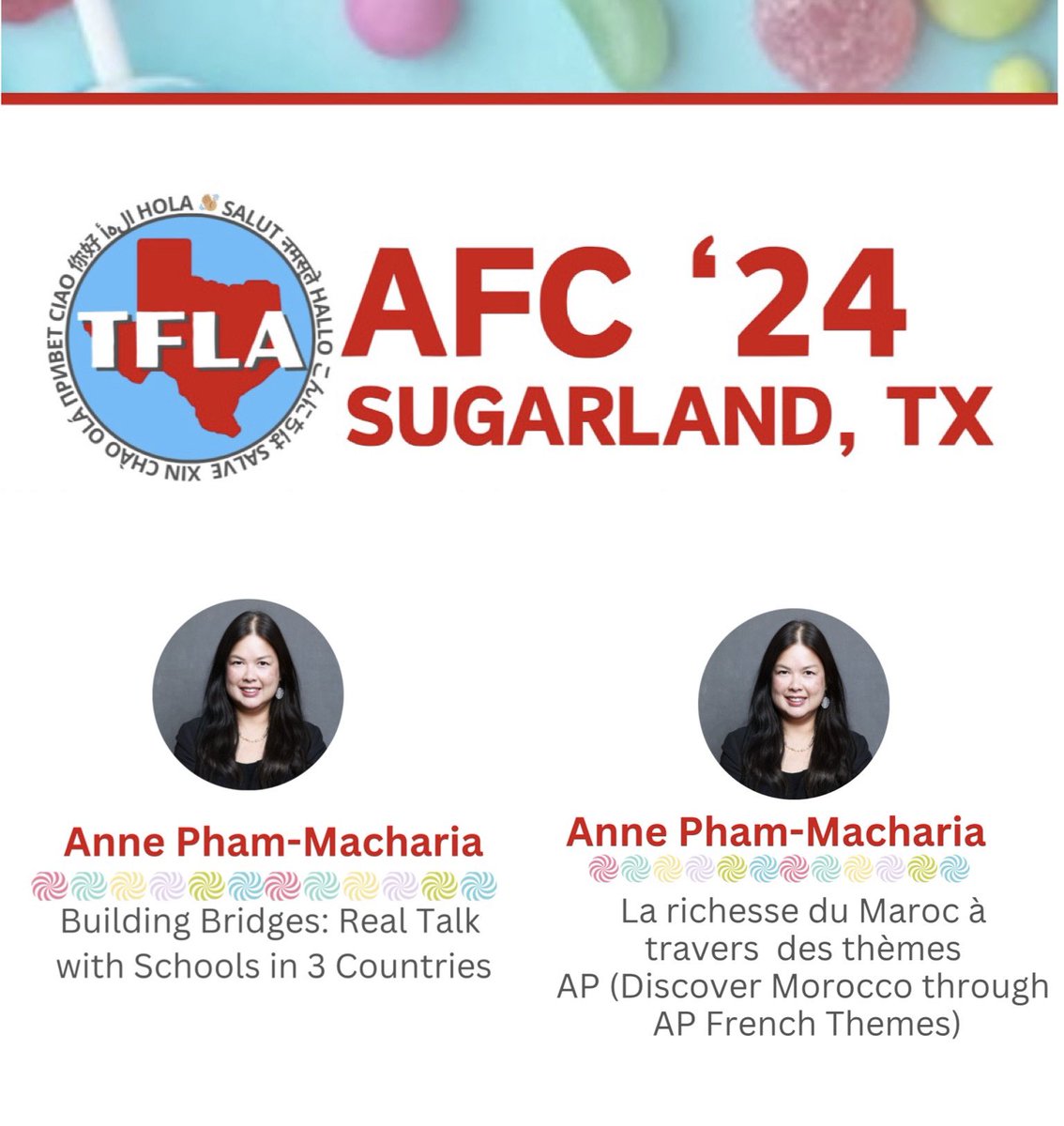 I am presenting this Saturday at noon and 1:00pm. Can’t wait to learn and collaborate with world language educators at #TFLAAFC24 <a href="/TFLA_Tweets/">TFLA</a> <a href="/UTeachLA/">UTeach-Liberal Arts</a>
