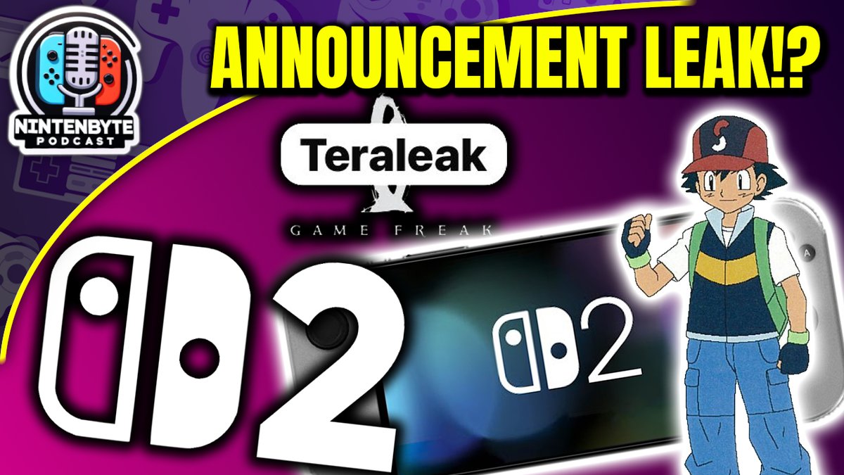 An EXCITING Nintendo Switch 2 Leak + the Pokemon Teraleak! | Nintenbyte Podcast Ep. 25

FT. <a href="/NintenTalk/">NintenTalk 🔜 PAX East</a> <a href="/ThunderStashYT/">ThunderStash Gaming ⚡</a> <a href="/Emoh8790/">Eric Mohr</a>  &amp; special guest <a href="/TGA_Geekdom/">The Geek Apprentice</a> 

Live at 8pm ct here: youtube.com/watch?v=LNGjQD…