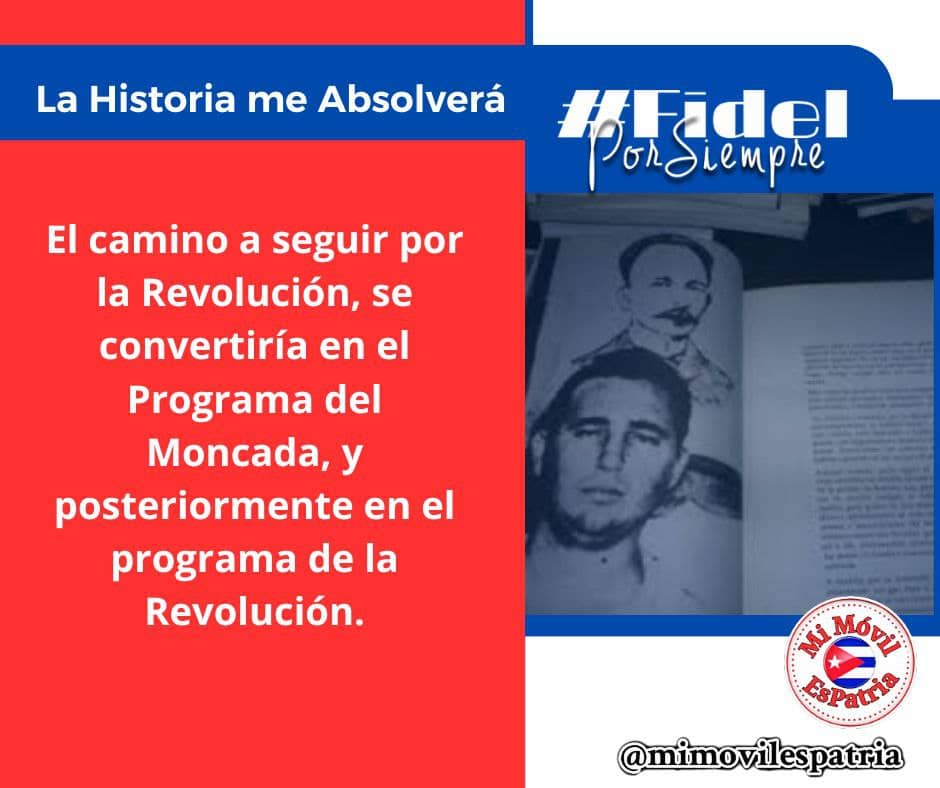 IsaRamn3's tweet photo. "Traigo en el corazón las doctrinas del Maestro "#FidelPorSiempre absuelto por la historia #CubaViveEnSuHistoria #PinardelRío https://t.co/Xsg5r3YsUm