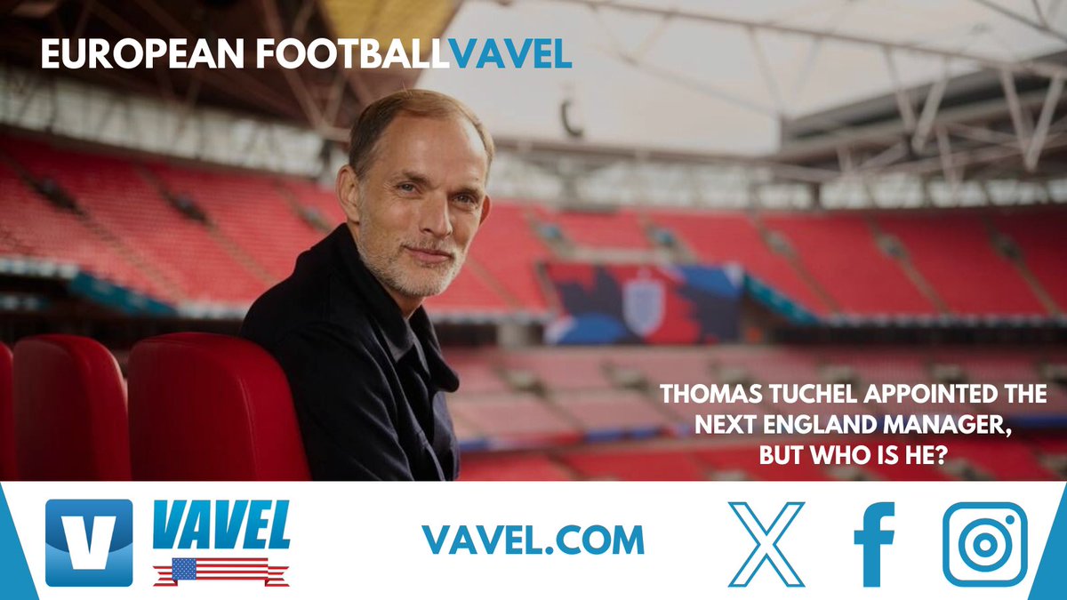 VAVEL_USA's tweet photo. With Thomas Tuchel being the new head coach of the Three Lions.

✍️ Josh Richardson dives into the German’s career and goes through what he has achieved up til now.

https://t.co/FU2sZXSuyV https://t.co/MoLgSg9NT1