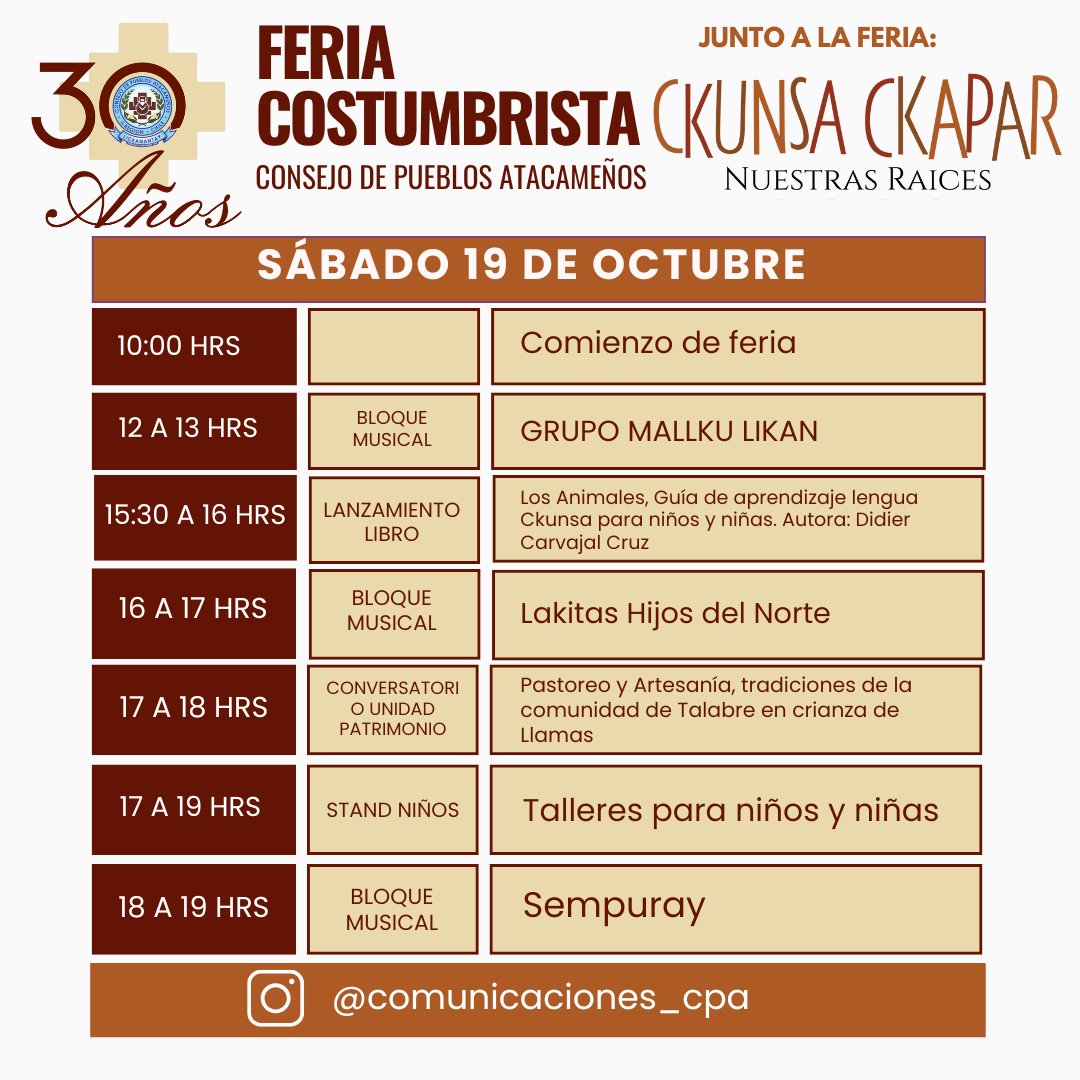 Consejo de Pueblos Atacameños tweet media