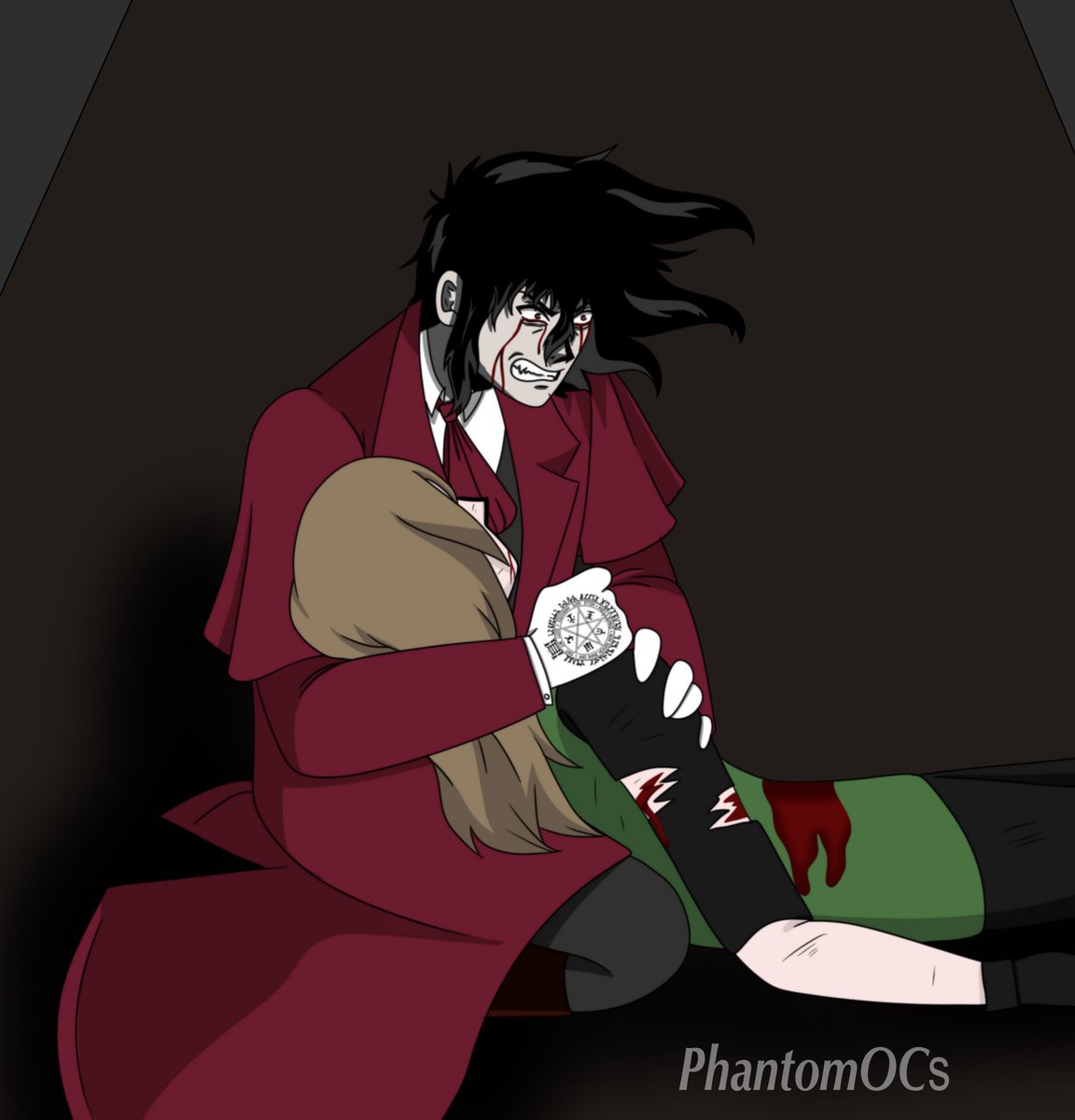 PhantomOCs's tweet photo. Day 15 of the #phantomocshalloweenotp24 ; death
.
.
.
.
#lilycarver #hellsing #hellsingoc #hellsingultimate #hellsingultimateoc #alucard #alucardhellsing #alucardhellsingultimate #alucardxoc #ocxcanon https://t.co/m5HSRVaHWd