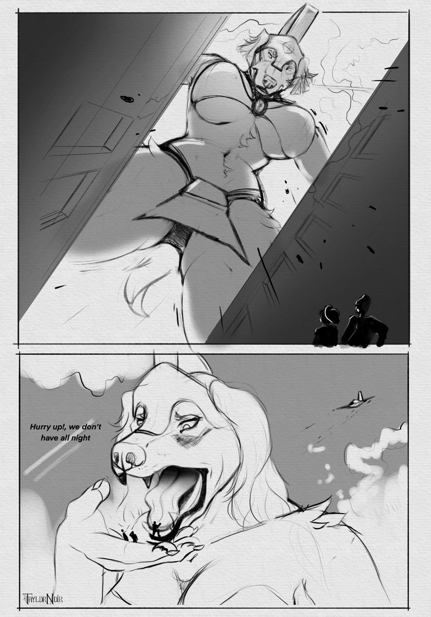 Taylor_Loup's tweet photo. Day 15 Urgent and Looming

Hilda must secure the population in the attack, even if it is by putting them in her mouth to take them out while she fights

#voretober2024 #Sizetober2024 #Sizetwitter #voretober https://t.co/LHuo6zwKZ3