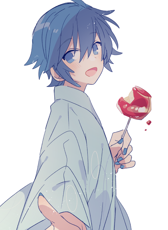カイト(ボーカロイド) 「」|由杞のイラスト