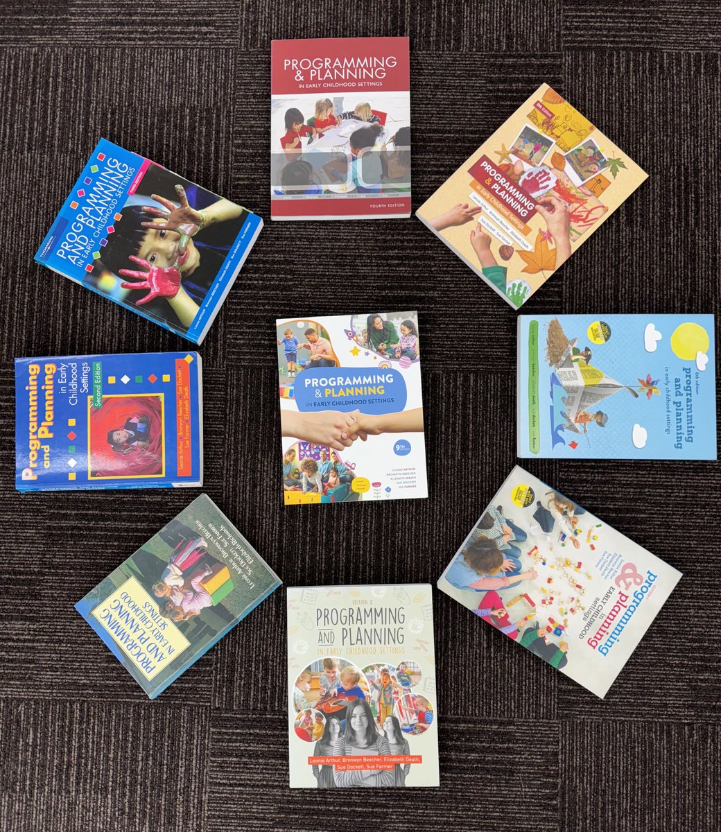 Delighted to share the arrival of the 9th edition of our academic text ‘Programming &amp; Panning in Early Childhood Settings #earlyed #ecec #bigrolesinlittlelives ⁦<a href="/ELACCA_ORG_AU/">ELACCA.Org.AU</a>⁩