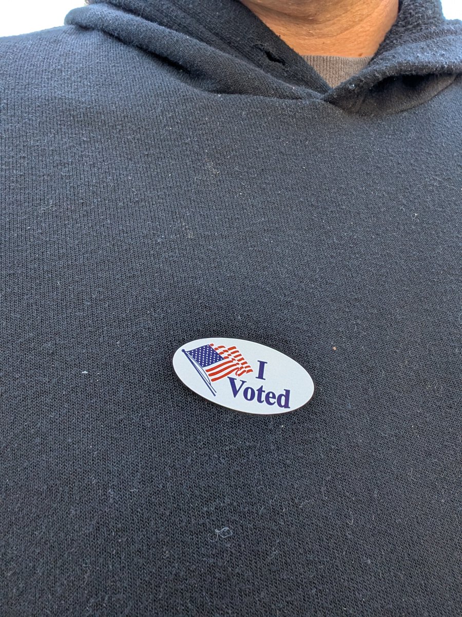 #IVoted early today for @kamalaharris and I think you should too. Get out there and vote early if you have the opportunity!