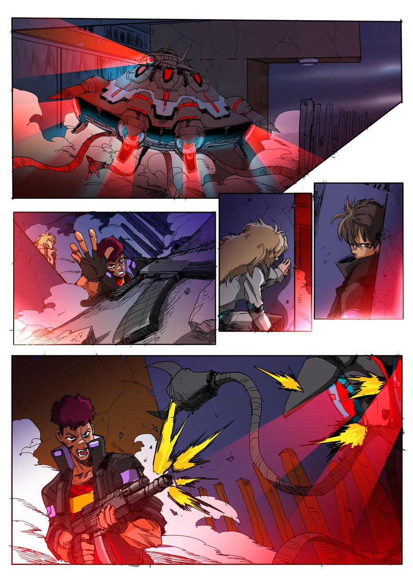 commission works, red alert
we charger like this 80$ for full colored and 60$ for black and white
if you are interested in this style please email us at metakomik@gmail.com